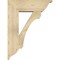 Ekena Millwork Legacy Traditional Rough Sawn Bracket w/ Offset Brace, Douglas Fir, 8"W x 24"D x 32"H BKT0806X24X32LEC01RDF - alternate 3